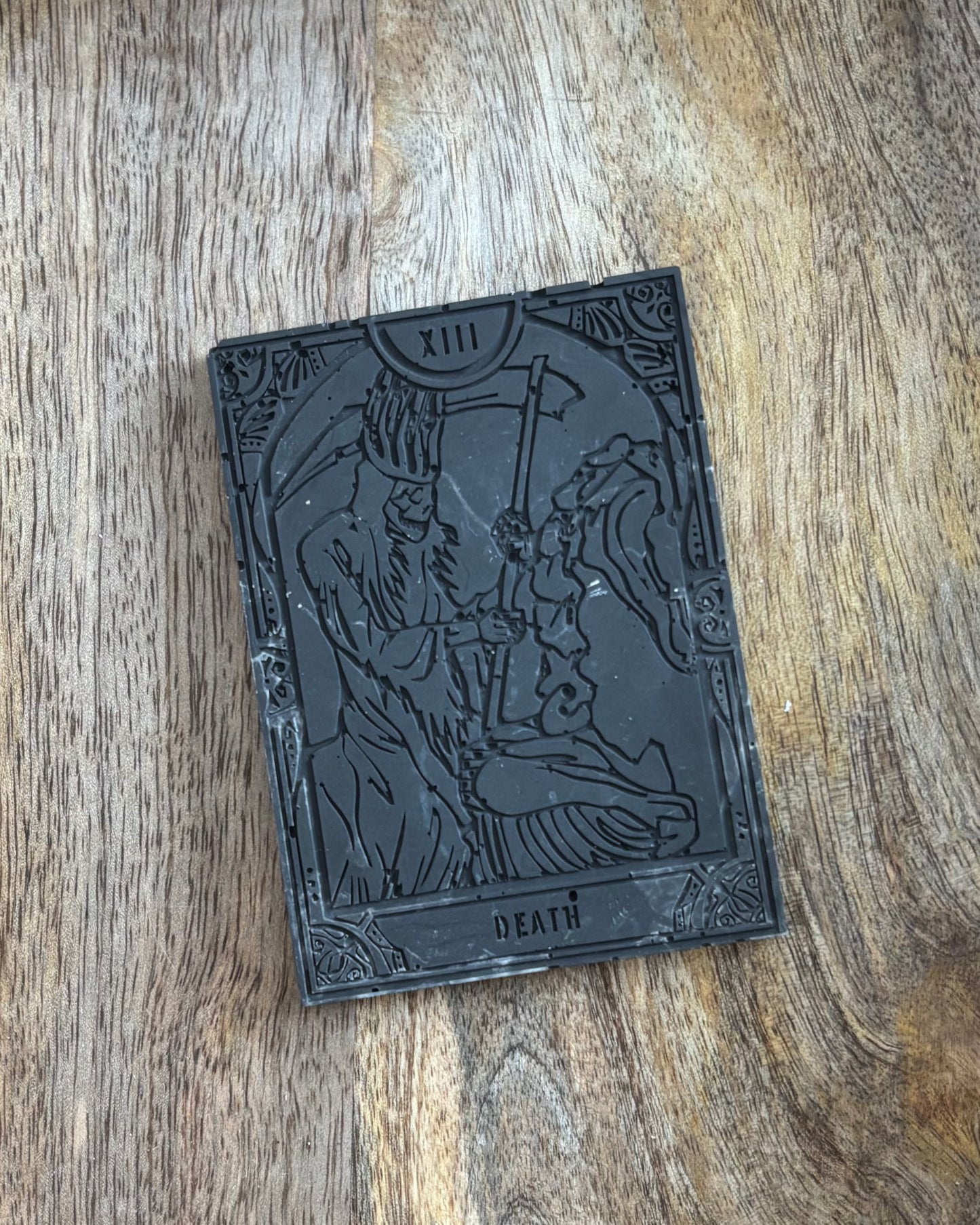 Carte tarot mort - noir & blanc