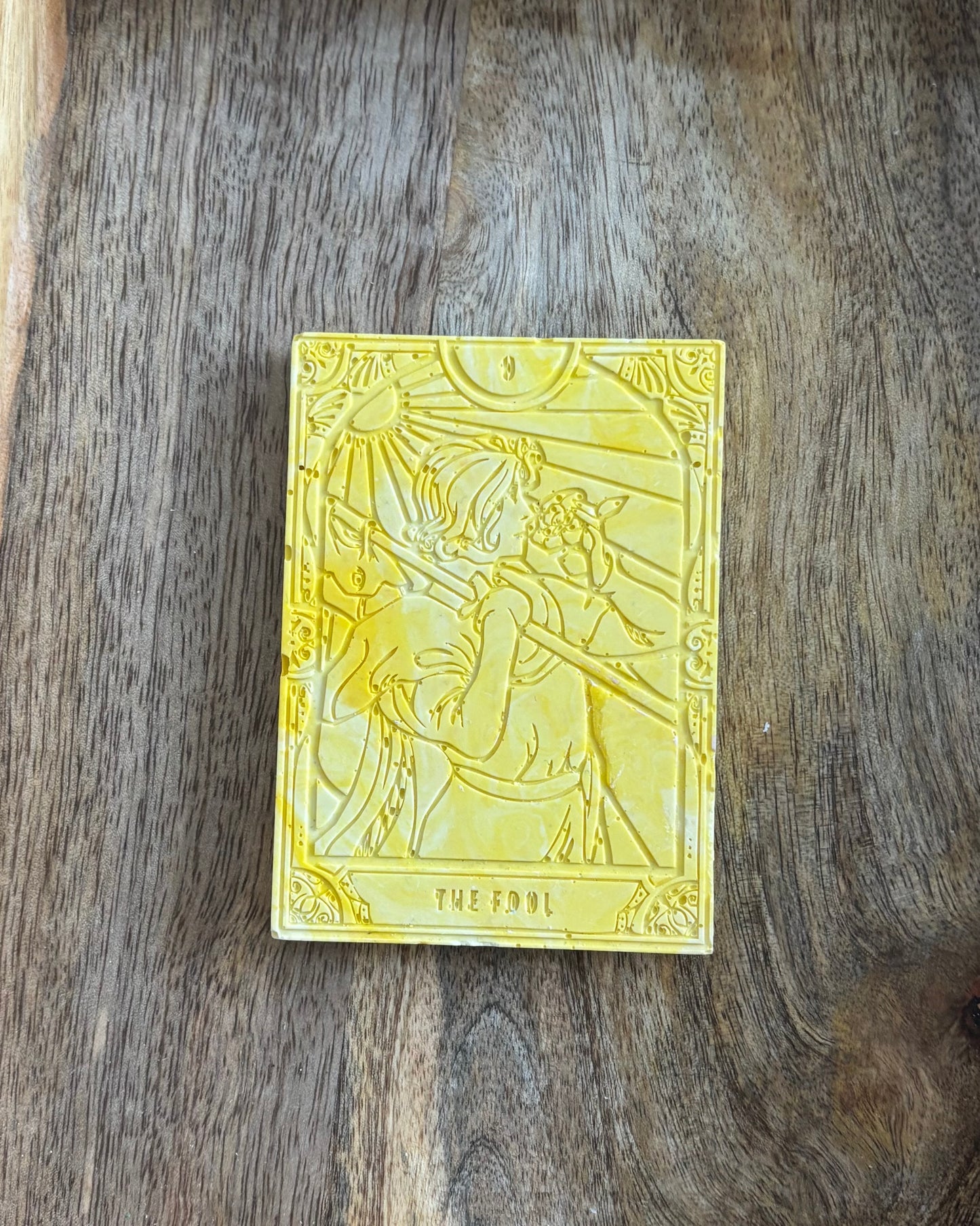 Carte le fou - jaune
