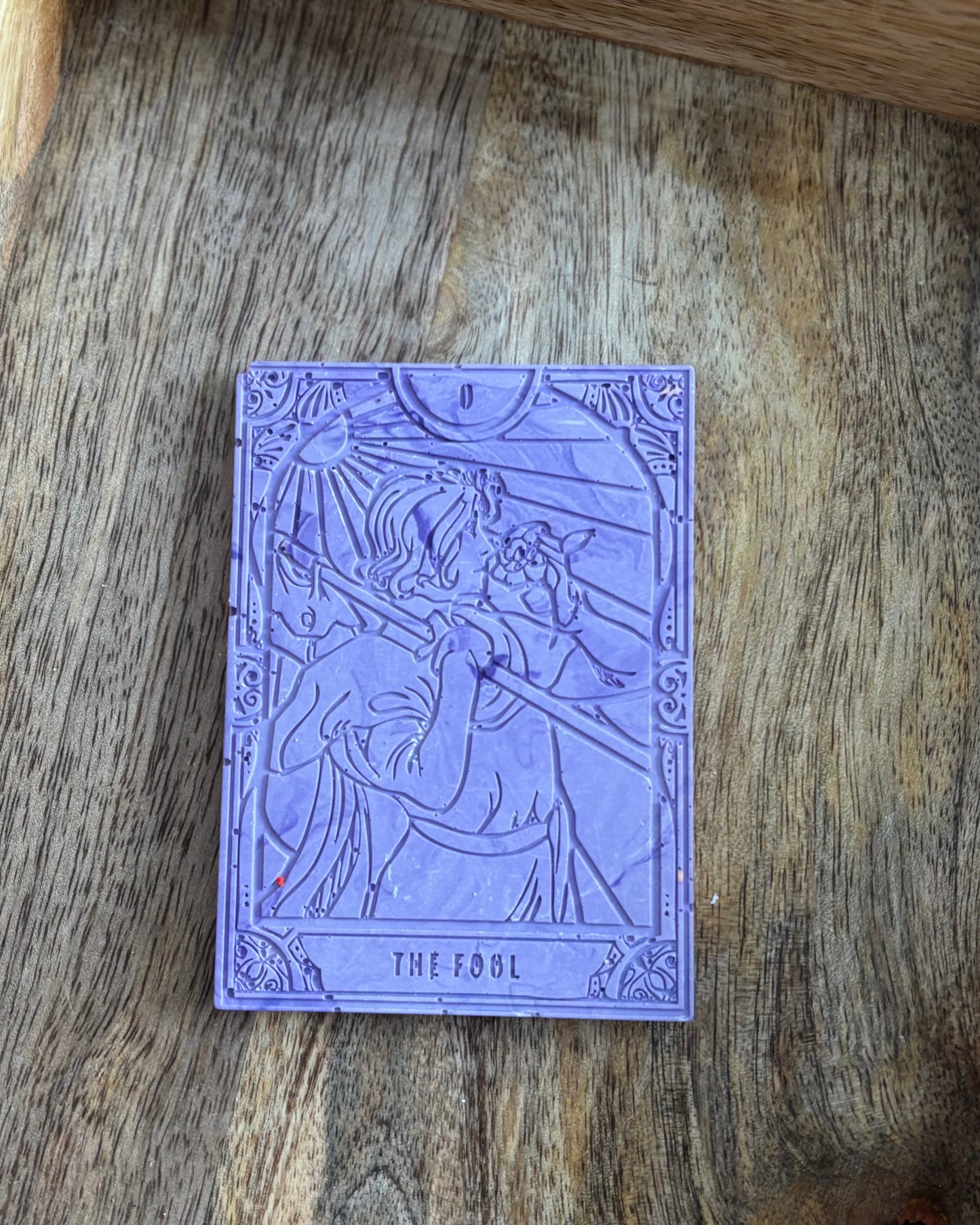 Carte tarot étoile violet lilas