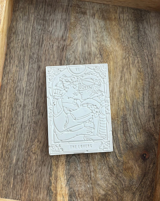 Carte tarot amoureux blanc