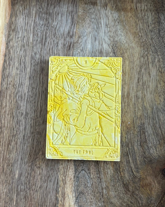 Carte le fou - jaune