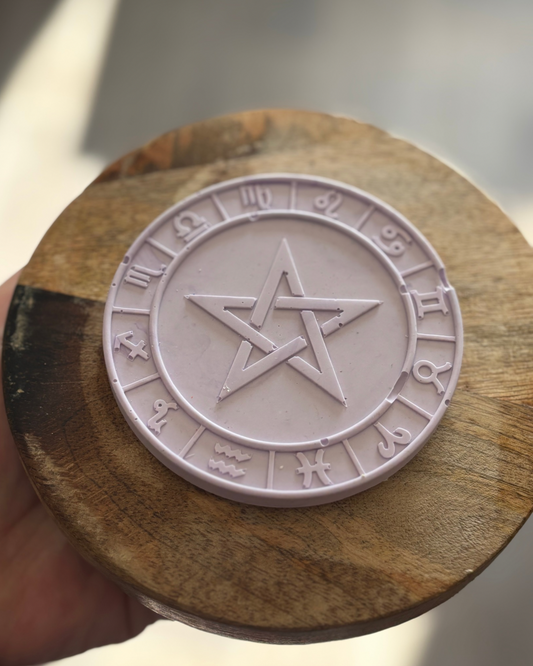 Plaque pentagramme Lila