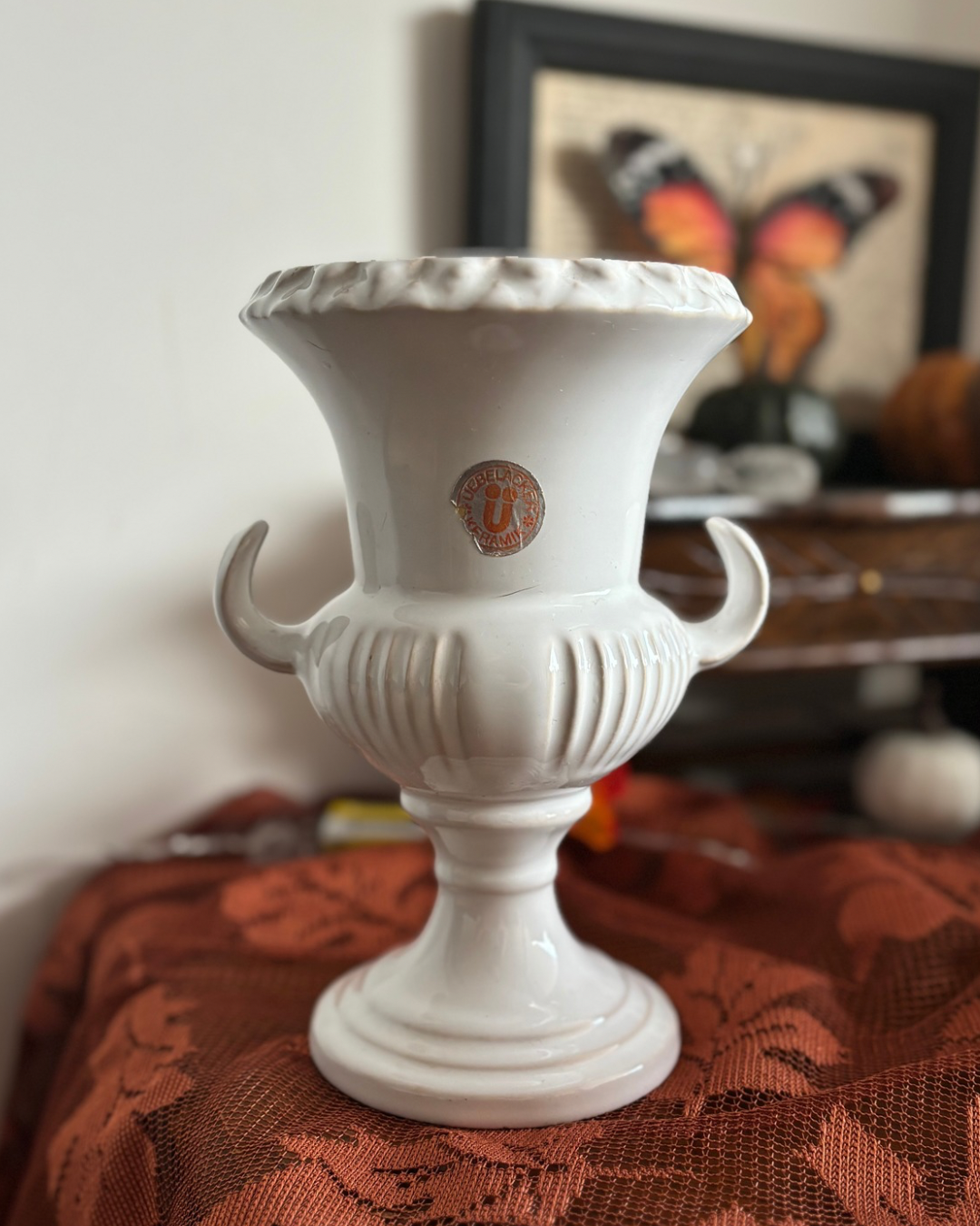 Vase cratère en calice